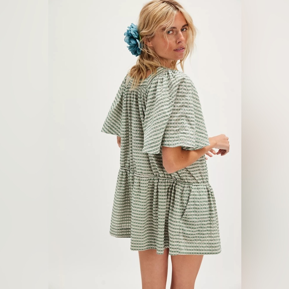 Free people County Line Plaid Romper - Picture 7 of 11